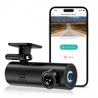 Smart Car Recorder , 1080P Full HD, Car Smart Car Recorder, Sony IMX307, innebygd G-sensor, WDR, Kraftig nattsyn 24-timers overvåking (med lavspent tilkoblingskabel)