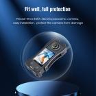 Video Vlogging -kamerakotelo Insta360 x3:lle, alumiininen videoteline 1/4" kierrekiinnikkeellä, 2 kylmäkenkäkiinnitystä mikrofonille ja LED-valolle