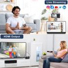 4K Digitalkamera til Fotograferingsbegyndere, 48MP Vlogging Kamera til YouTube med 16X Digital Zoom, Vlog Kamera med SD Kort, 2 Batterier, Sigtfinder & Funktionstast