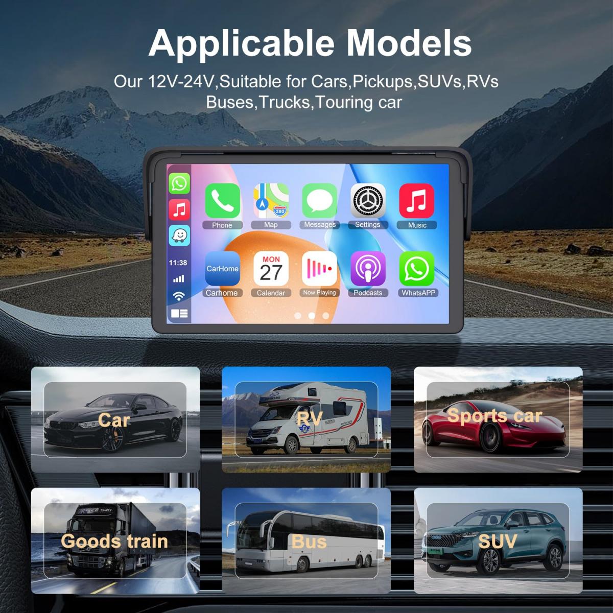 Wireless Carplay Screen - K&F Concept