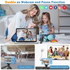 كاميرا رقمية ، FHD كاميرا تصوير الأطفال ، 4K 44MP المدمجة للدمى الكاميرا للأطفال والمراهقين والمبتدئين ، مع 32GB بطاقة الذاكرة الرقمية المؤمنة ، 16X التكبير الرقمي ، 2 بطاريات قابلة للشحن الأبيض