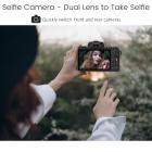 K&F Concept 4K 64MP Digitalkamera – Begynderkamera til Foto, Video & YouTube Vlog med 4" WiFi Touchskærm, Blitz, 32GB SD-kort & 3000mAh Batteri