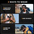 4K Night Vision kikkert med infrarød 3D 8X Zoom 32G-kort