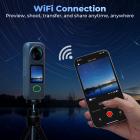 Kentfaith 4K Pocket Action-kamera: Krystalklare optagelser, dag eller nat – EIS-stabilisering, 20 MP-fotos, vandtæt og WiFi-klar