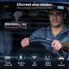 3-kanavainen Dash Cam edessä ja takana sisällä 4K 5G WiFi GPS Night Vision G-Sensor