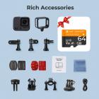 Undervattens Action Kamera 69ft / 21m Caseless Vattentät 4K 60FPS Video WiFi Anslutning