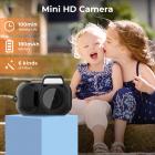 Mini digitalkamera 1080P nøglering kamera 0,96" Display Support Maks. 128G