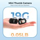 Minidigikamera 1080P avaimenperäkamera 0,96 tuuman näyttötuki Max. 128G