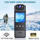 Mini Body Camera Video Audio Recorder med WiFi Bärbar Bodycam 180 ° objektiv