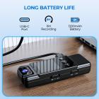 Mini Body Camera Video Audio Recorder med WiFi Bärbar Bodycam 180 ° objektiv