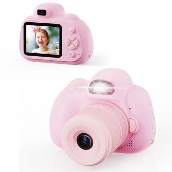 Digital Camera for Kids with Dual 48MP Cameras Auto Focus for 3-12 Years Kids Kentfaith
