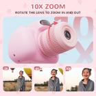 Детская цифровая камера с двойной 48 - МП камерой, автоматическая фокусировка для детей от 3 до 12 лет
