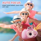 Детская цифровая камера с двойной 48 - МП камерой, автоматическая фокусировка для детей от 3 до 12 лет
