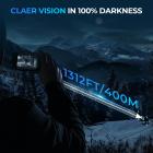 Infrapuna Night Vision lasit kypärä 4K 8X digitaalinen zoom taskulamppu 32GB