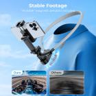 Стабильные крепления для мобильных телефонов на шее для POV и Vlog, гибкие и многоугольные, подходящие для спортивных камер и телефонов
