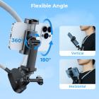 Стабильные крепления для мобильных телефонов на шее для POV и Vlog, гибкие и многоугольные, подходящие для спортивных камер и телефонов
