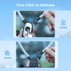 Стабильные крепления для мобильных телефонов на шее для POV и Vlog, гибкие и многоугольные, подходящие для спортивных камер и телефонов
