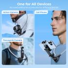 Стабильные крепления для мобильных телефонов на шее для POV и Vlog, гибкие и многоугольные, подходящие для спортивных камер и телефонов
