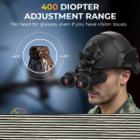 3D VR Night Vision kikkerter med infrarødt hoved monteret 6X Zoom KentFaith