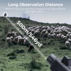 Lämpökuvaus Monocular 4K Infrapuna Night Vision 60 Hz:n kuvataajuus ＜25mk NETD