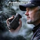 Lämpökuvaus Monocular 4K Infrapuna Night Vision 60 Hz:n kuvataajuus ＜25mk NETD