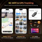 CarPlay til motorcykel Android Auto Dash Cam Front og Bag GPS Navigation