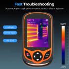 Taskukamera näkyvällä valolla 256 * 192 IR pikselin 25Hz virkistystaajuudella WiFi-yhteys