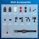 30 - метровая водонепроницаемая 4K спортивная камера, съемная рукоятка, двойной экран, 7 - часовая батарея, поле зрения 170 °
