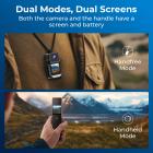 30 m vedenpitävä toimintakamera 4K irrotettavalla kahvalla kahdella näytöllä 7H akkukäyttöikä 170° FOV