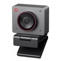 Webcam OBSBOT 4K 60 FPS per PC con sensore 1/2", inquadratura AI e messa a fuoco automatica, microfoni doppi, modalità bellezza