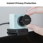 OBSBOT 4K 60 FPS Webcam til PC med 1/2" sensor AI framing & autofokus dobbelt mikrofon skønhedstilstand