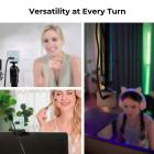 OBSBOT 4K 60 FPS Webcam til PC med 1/2" sensor AI framing & autofokus dobbelt mikrofon skønhedstilstand