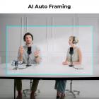 OBSBOT 4K 60 FPS Webcam til PC med 1/2" sensor AI framing & autofokus dobbelt mikrofon skønhedstilstand