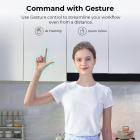 OBSBOT 4K 60 FPS Webcam til PC med 1/2" sensor AI framing & autofokus dobbelt mikrofon skønhedstilstand