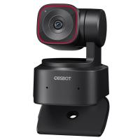 OBSBOT Tiny 2 Lite 4K Webcam til PC, AI Tracking PTZ Streaming kamera med 1/2" sensor, Gesture Control, 60 FPS, HDR, mikrofoner, webkamera til stationær computer, bærbar computer, møde, videoopkald.
