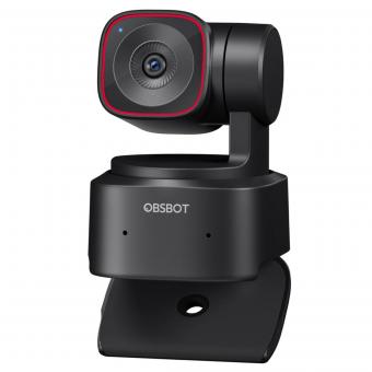 Cámara Web OBSBOT Tiny 2 Lite 4K para PC, Cámara de Streaming PTZ con Seguimiento AI y Sensor 1/2", Control por Gestos, 60 FPS, HDR, Micrófonos, Webcam para Computadora de Escritorio, Laptop, Reuniones, Videollamadas
