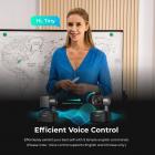 OBSBOT Tiny 2 Webcam 4K Voice Control PTZ, AI Tracking Multi-Mode & Auto Focus, Webkamera med 1/1,5" Sensor, Gesture Control, 60 FPS, HDR Lyskorrektur, Webcam til PC, Streaming, Møde