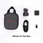 OBSBOT Tiny 2 Webcam 4K Voice Control PTZ, AI Tracking Multi-Mode & Auto Focus, Webkamera med 1/1,5" Sensor, Gesture Control, 60 FPS, HDR Lyskorrektur, Webcam til PC, Streaming, Møde