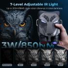 4K Night Vision kikkerter med forstørret 7" skærmbaggrundsbelyste knapper 32G kort KentFaith