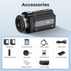 5K Digital Videokamera WiFi Camcorder IR Night Vision til Vloging Youtube