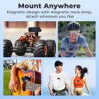 2.7K tommelfingerkamera med 180° drejeligt objektiv Magnetisk krop Påførbar KentFaith