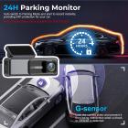 4K Dash Cam передняя и задняя с WiFi 170 ° широкоугольный G-Senosr KentFaith
