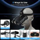 Fuld farve Night Vision briller med WiFi GPS 300M / 984FT 32G kort KentFaith