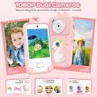 Barn Smartphone Toys Dual Cams, 2.8" pekskärm, inget internet, för pojkar Flickor Ålder 3-8 ###