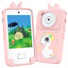 Barn Smartphone Toys Dual Cams, 2.8" pekskärm, inget internet, för pojkar Flickor Ålder 3-8 ###
