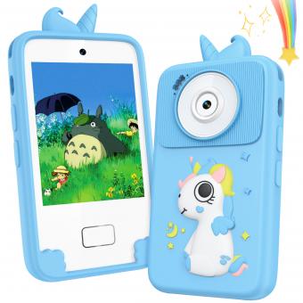 Juguetes de Smartphone para Niños, Doble Cámara, Pantalla Táctil de 2.8", Sin Internet, para Niños y Niñas de 3 a 8 años Kentfaith