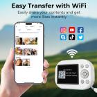 Kentfaith 4K Digital Kamera med Autofokus & WiFi | 48MP Fotos, 16X Zoom, 2.4” Skærm, 32GB Kort – Perfekt til Begyndere & Vlogging