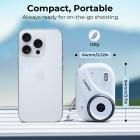 Kentfaith 4K Digital Kamera med Autofokus & WiFi | 48MP Fotos, 16X Zoom, 2.4” Skærm, 32GB Kort – Perfekt til Begyndere & Vlogging