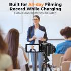 8K Camcorder with 64MP Photo, HDMI Output for Live Streaming, WiFi File Transfer, Built-in Fill Light, Wireless Microphone, 18X Zoom, 2 Batteries, Tripod, Remote Control, 64GB Card, Kentfaith
