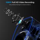 Bike Camera med 15W LED-lys 1080P Video 140° Wide Angle WiFi til Cykel Motorcykel Kentfaith